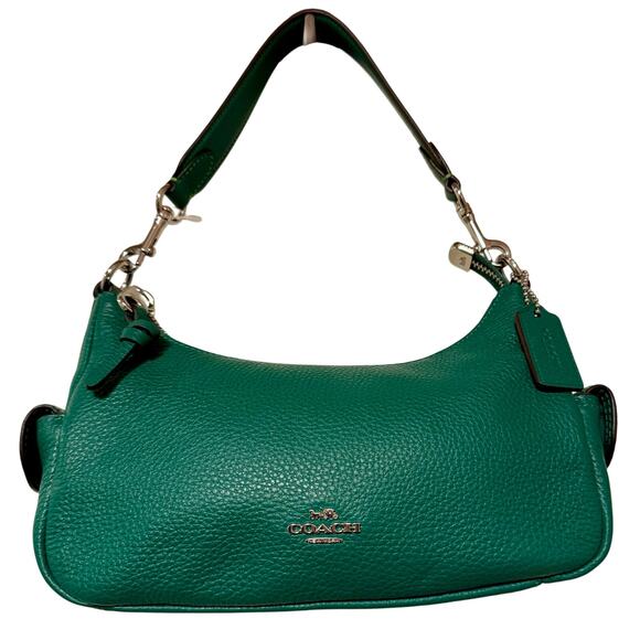 NWT Coach Pennie Shoulder Bag in Shamrock Green - Picture 1 of 9